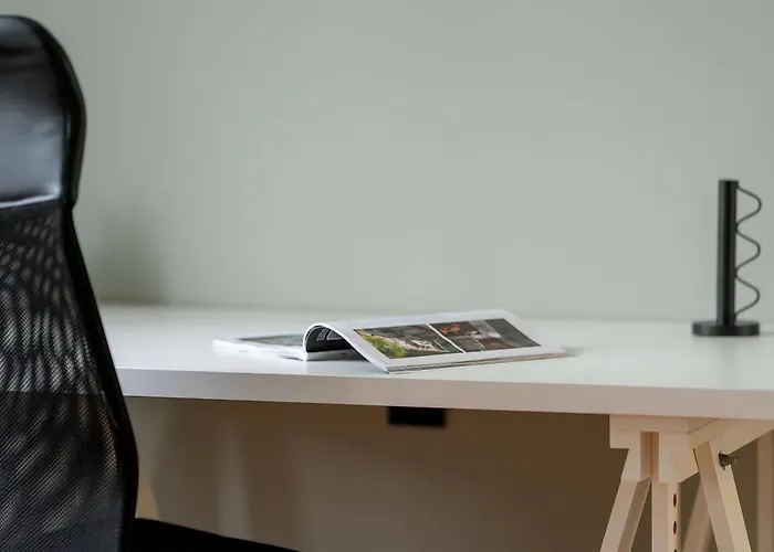 Family With A Remote Work Space In By Renters Daire Poznan